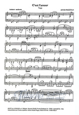 C'est L'amour: tango pro klavír